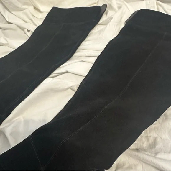 Michael Kors Black Over the Knee Boots - Picture 3 of 11